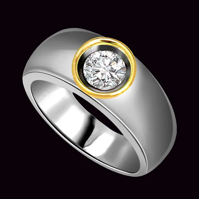Stylish 0.20cts Real Diamond Men's Solitaire Ring (SDR388)