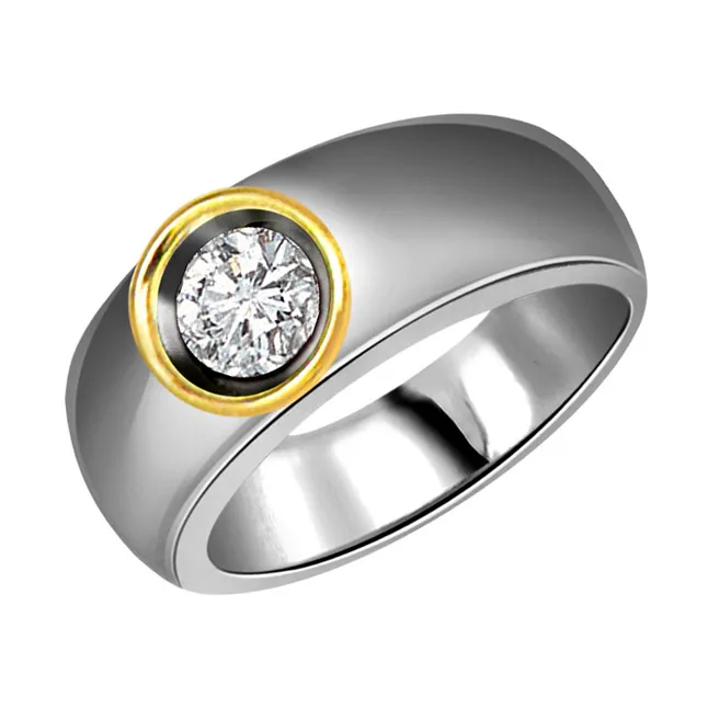 Stylish 0.20cts Real Diamond Men's Solitaire Ring (SDR388)