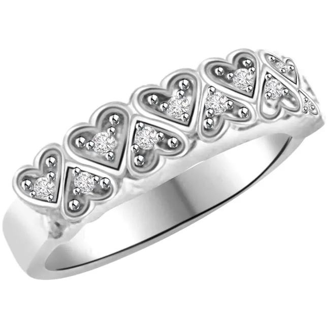 0.28 cts Diamond Heart Shape rings