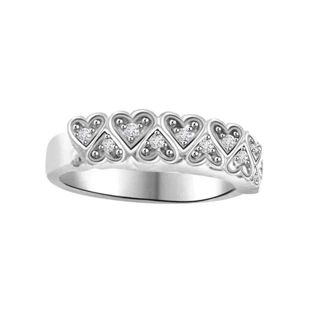 0.28cts Real Diamond Heart Shape Ring (SDR412)