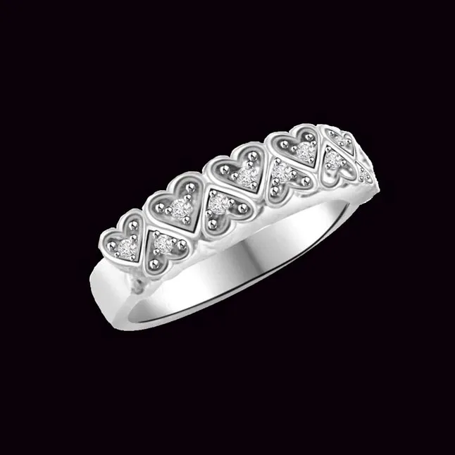 0.28cts Real Diamond Heart Shape Ring (SDR412)