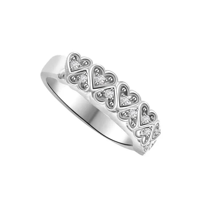 0.28cts Real Diamond Heart Shape Ring (SDR412)