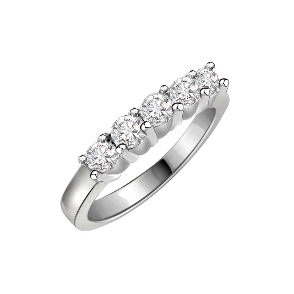 0.50ct Romantic Diamond rings -White Rhodium rings