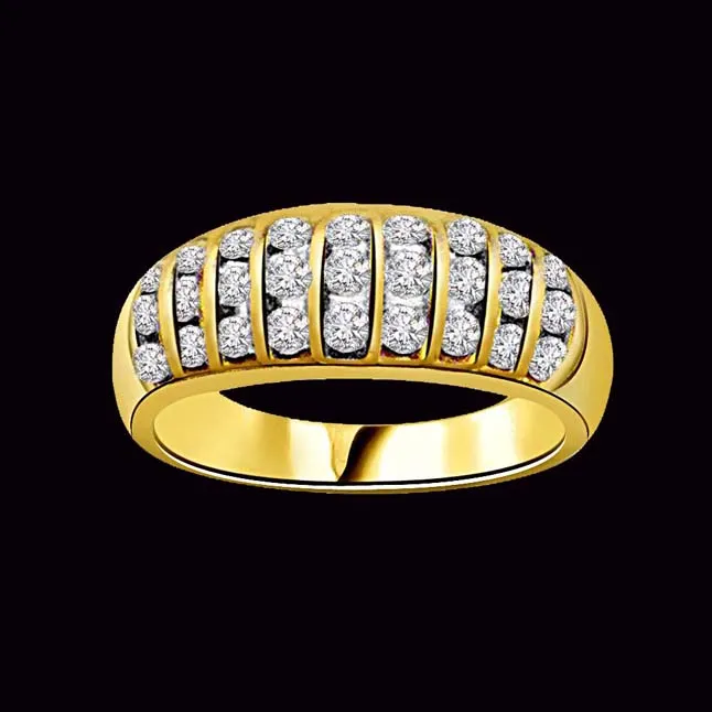 0.81cts Real Diamond 18kt Gold Ring (SDR421)