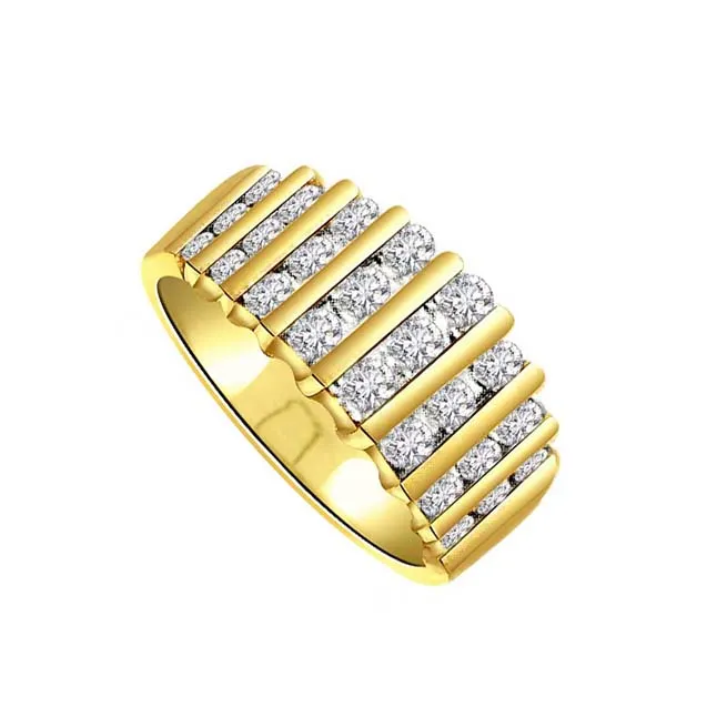 0.24 Ct I,J/ Vs Diamond 18k Gold rings