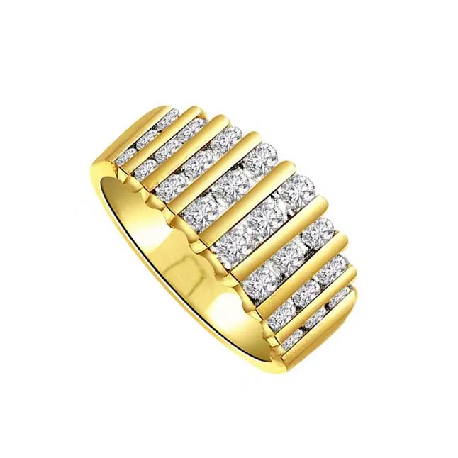 0.24cts I,J/VS Real Diamond 18k Gold Ring (SDR422)