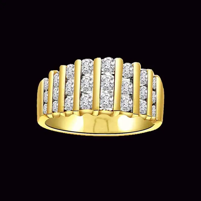 0.24 Ct I,J/ Vs Diamond 18k Gold rings
