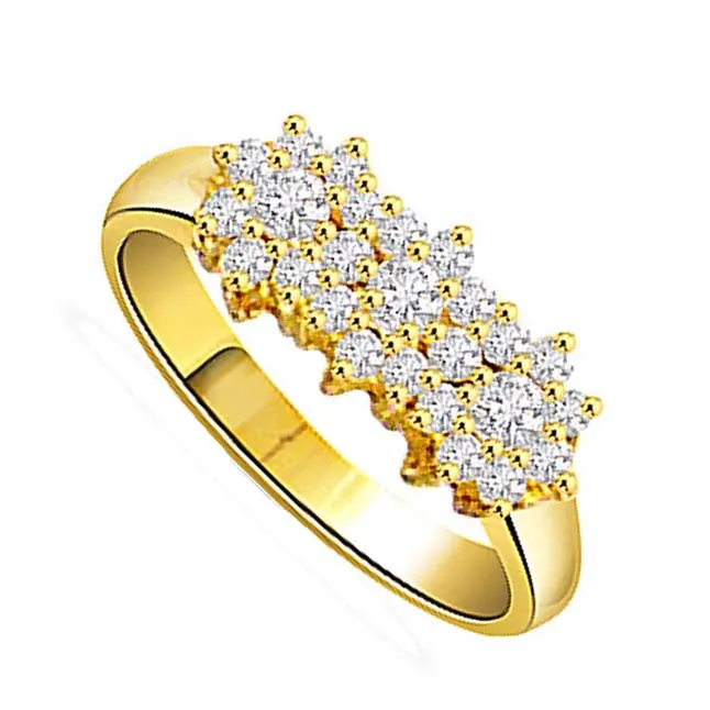 0.81cts Real Diamond 18kt Gold Fine Ring (SDR429)