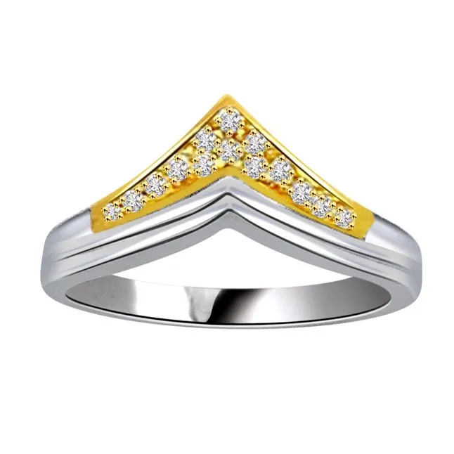 0.45ct Diamond Gold rings SDR462 -White Yellow Gold rings