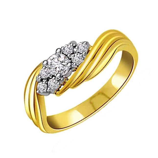 0.67cts Real Diamond Gold Ring (SDR463)