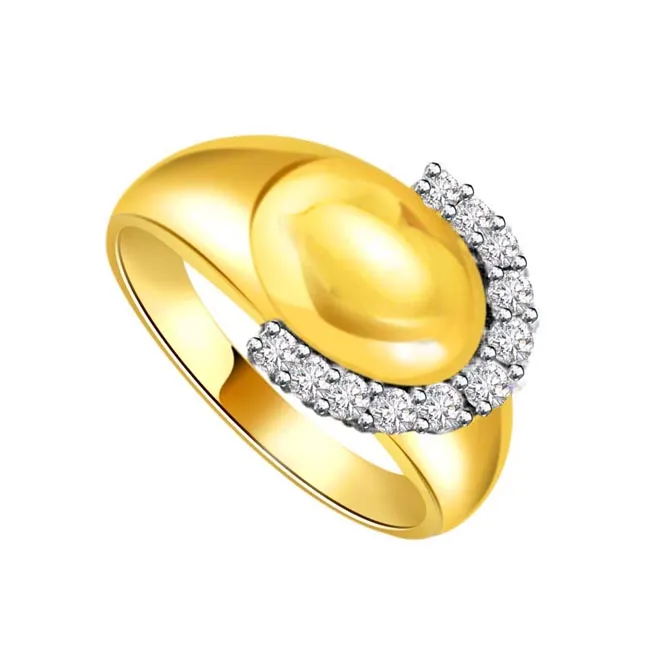 0.55cts Real Diamond Gold Ring (SDR469)