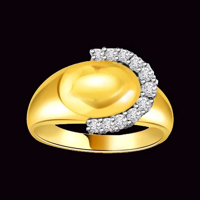 0.55cts Real Diamond Gold Ring (SDR469)