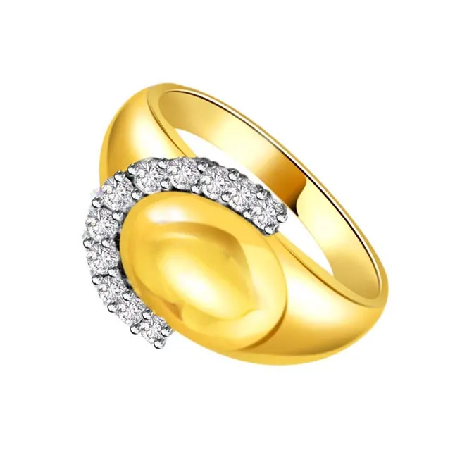 0.55cts Real Diamond Gold Ring (SDR469)