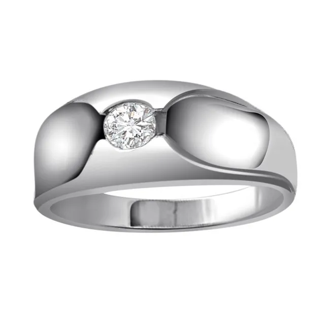 Real Diamond Solitaire Gold Ring (SDR484)