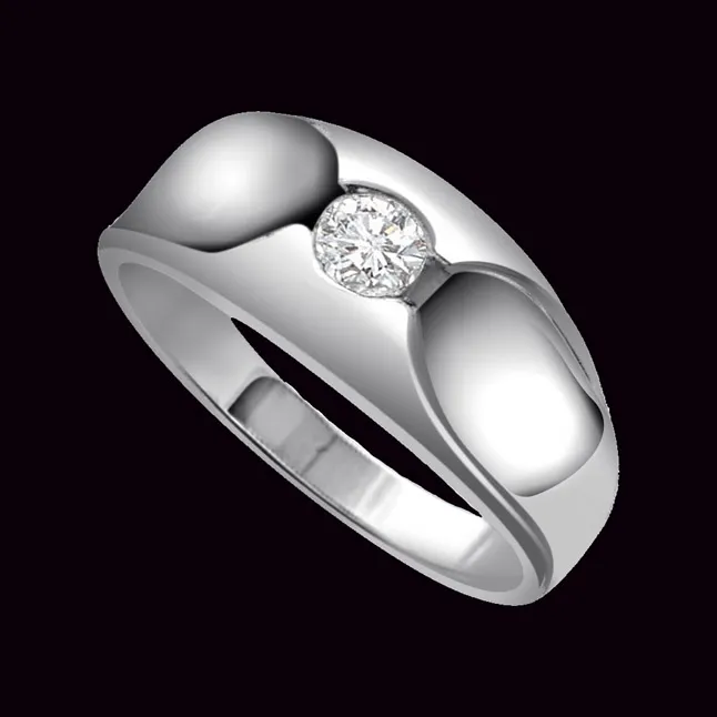 Real Diamond Solitaire Gold Ring (SDR484)