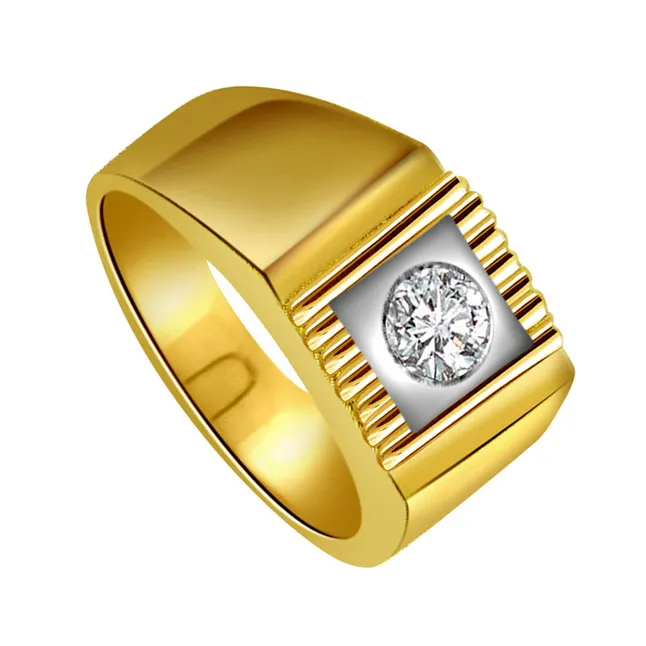 Real Diamond Solitaire Gold Ring (SDR485)