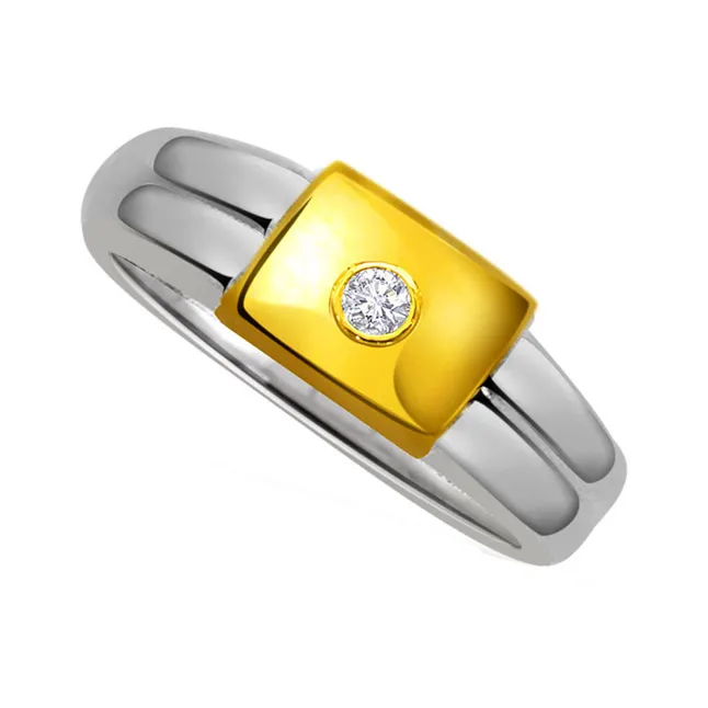 Real Diamond Solitaire Gold Ring (SDR491)