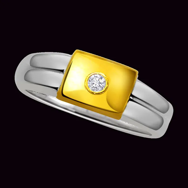 Real Diamond Solitaire Gold Ring (SDR491)
