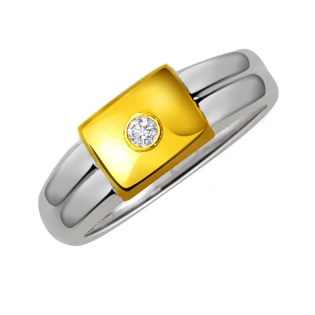 Real Diamond Solitaire Gold Ring (SDR491)