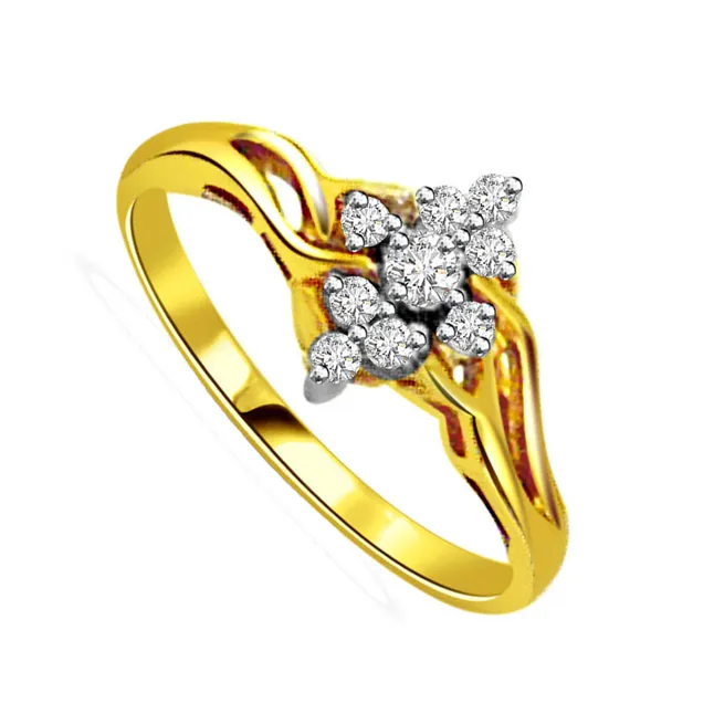 0.50cts Real Diamond Yellow Gold Ring (SDR493)