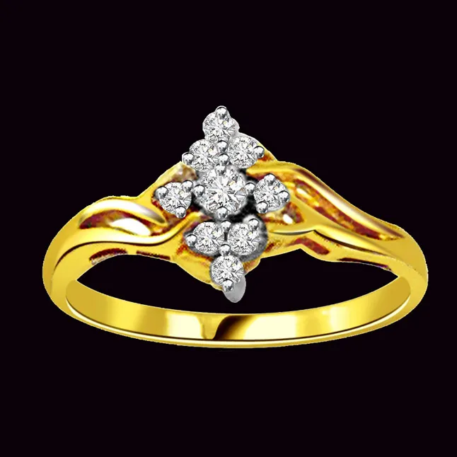 0.50cts Real Diamond Yellow Gold Ring (SDR493)