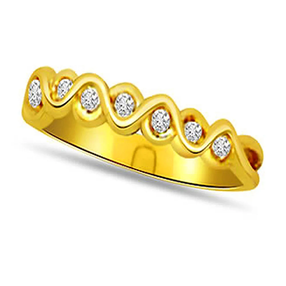 0.35ct Diamond 18kt Gold rings