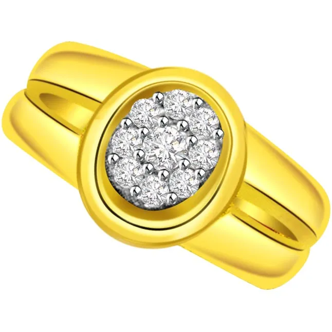 Classic Diamond Gold rings SDR501