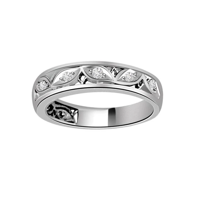 Trendy Real Diamond 14kt Ring Set Gold (SDR524)