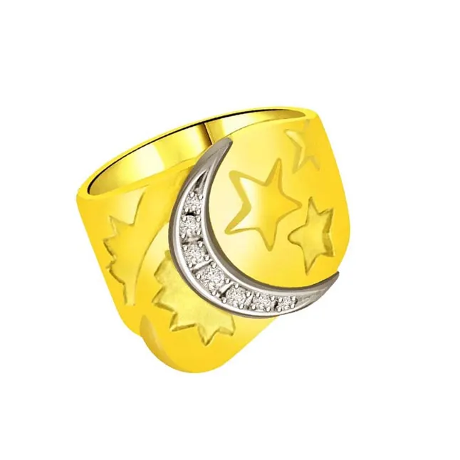 Designer Real Diamond Gold Ring (SDR525)