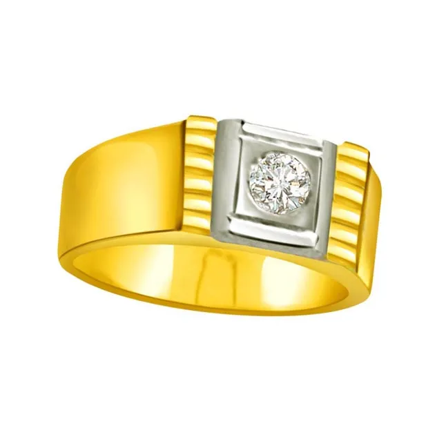 0.15cts Real Diamond Solitaire Men's Ring (SDR530)