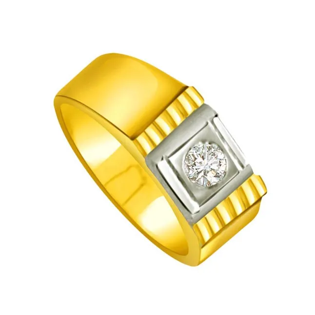 0.15cts Real Diamond Solitaire Men's Ring (SDR530)