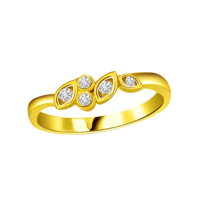 Designer Real Diamond Gold Ring (SDR538)