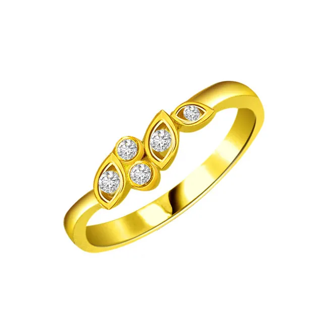 Designer Real Diamond Gold Ring (SDR538)