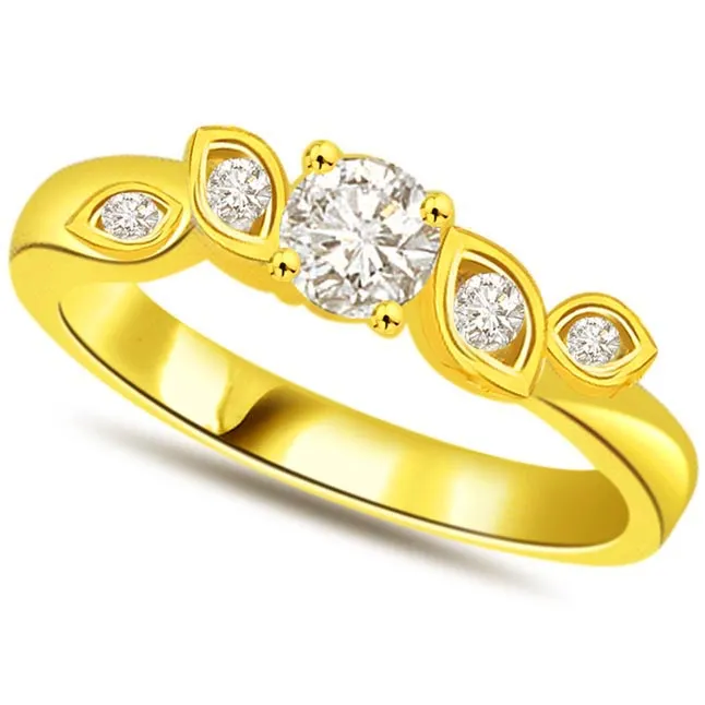 Designer Diamond Gold rings SDR539