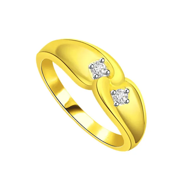 Designer Real Diamond Gold Ring (SDR552)