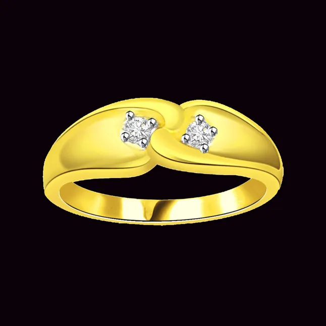 Designer Real Diamond Gold Ring (SDR552)