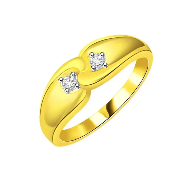 Designer Real Diamond Gold Ring (SDR552)