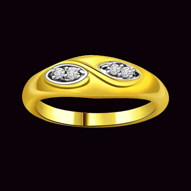 Designer Real Diamond Gold Ring (SDR570)