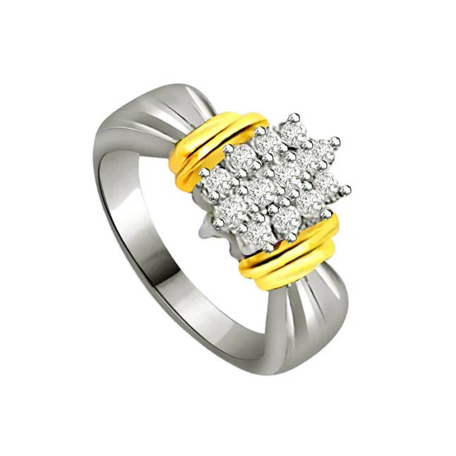 Classic Real Diamond Gold Ring (SDR571)