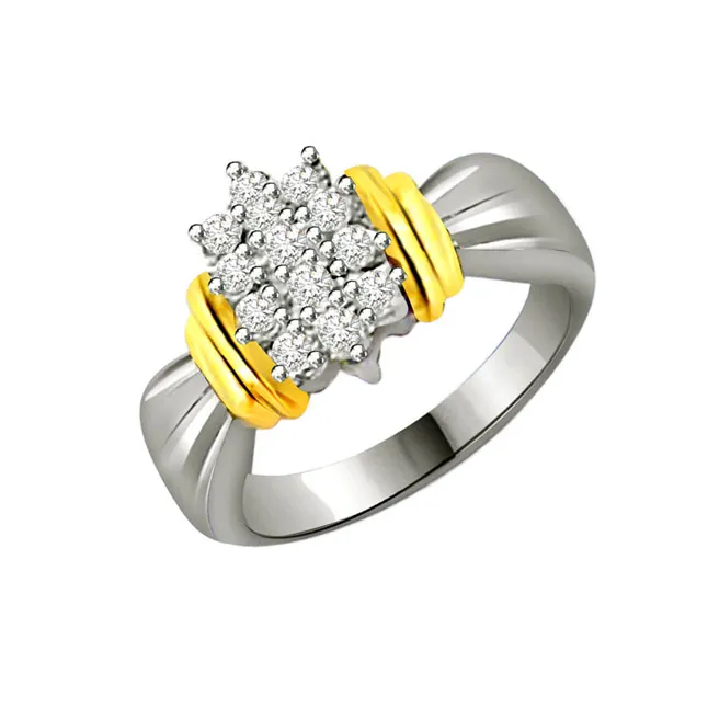 Classic Real Diamond Gold Ring (SDR571)