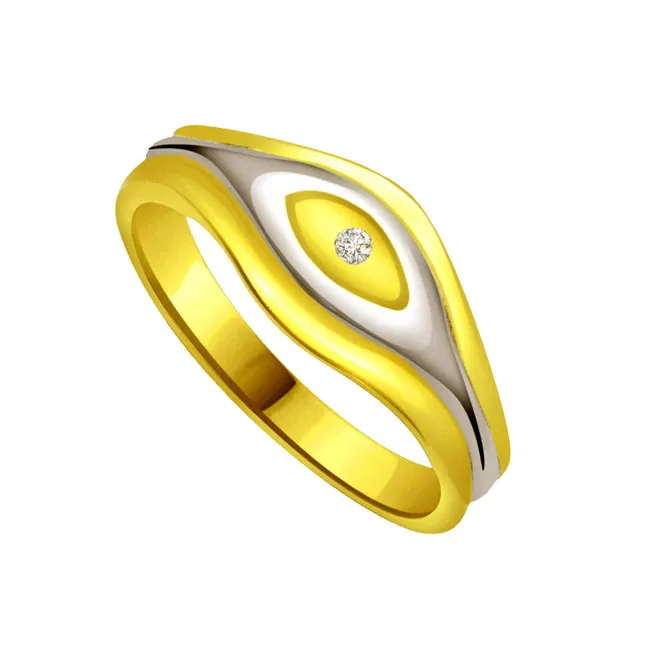 Solitaire Real Diamond Gold Ring (SDR577)