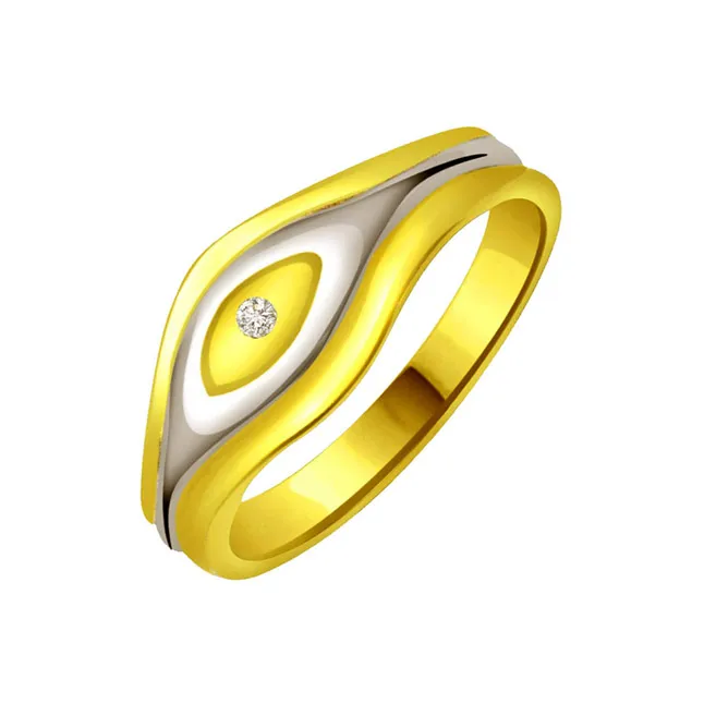 Solitaire Real Diamond Gold Ring (SDR577)