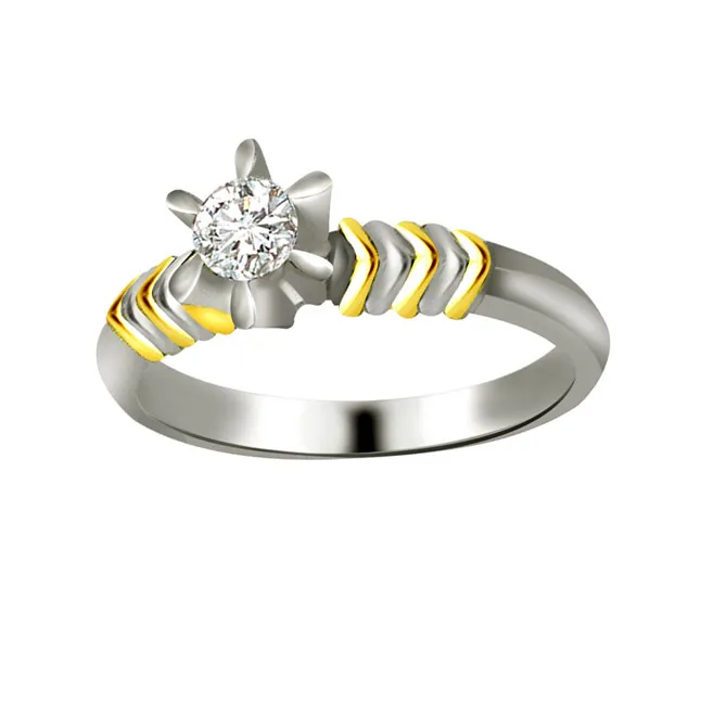 Solitaire Real Diamond Gold Ring (SDR578)