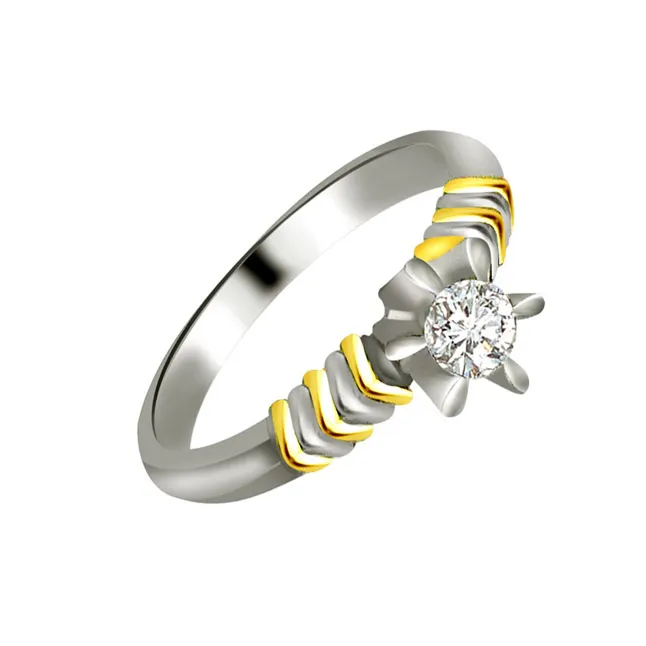 Solitaire Real Diamond Gold Ring (SDR578)