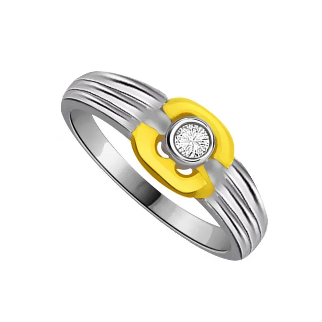 Solitaire Real Diamond Gold Ring (SDR581)