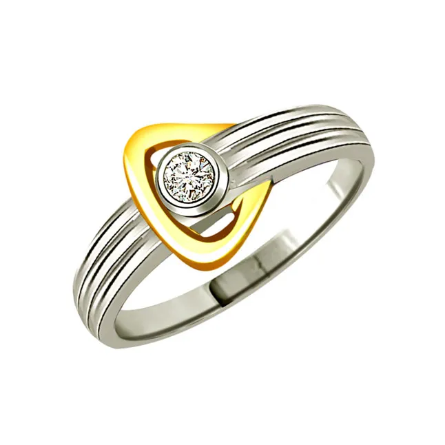 Solitaire Real Diamond Gold Ring (SDR582)