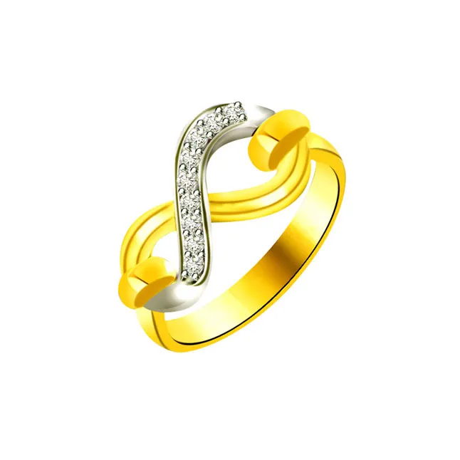 Classic Real Diamond Gold Ring (SDR591)