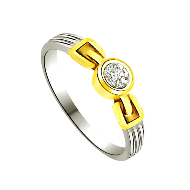 Solitaire Real Diamond Gold Ring (SDR594)