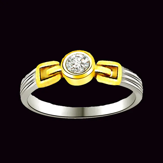 Solitaire Real Diamond Gold Ring (SDR594)