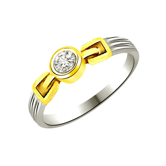 Solitaire Real Diamond Gold Ring (SDR594)